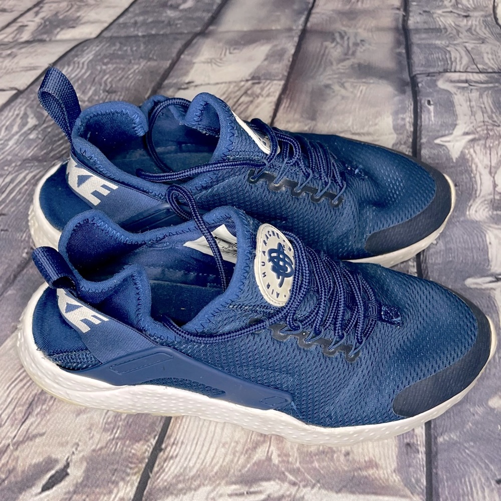 Nike Air Huarache Ultra Blue and White